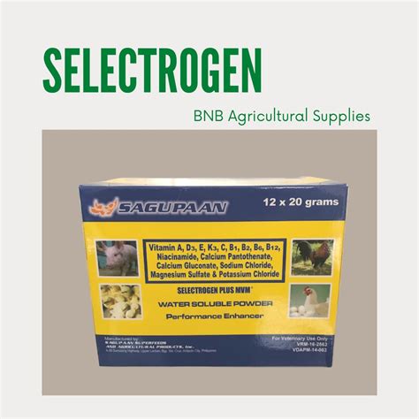 Sagupaan Selectrogen Plus 20g Water Soluble Powder .